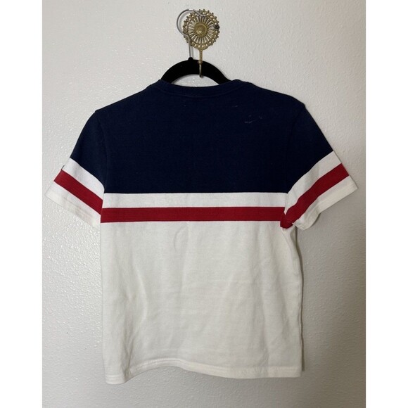 SAINT JAMES ATELIER Men’s  Breton Style Knit Colorblock short-sleeve tee Size 34 - Picture 2 of 9